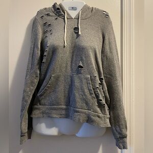 Alternative Apparel distressed hoodie